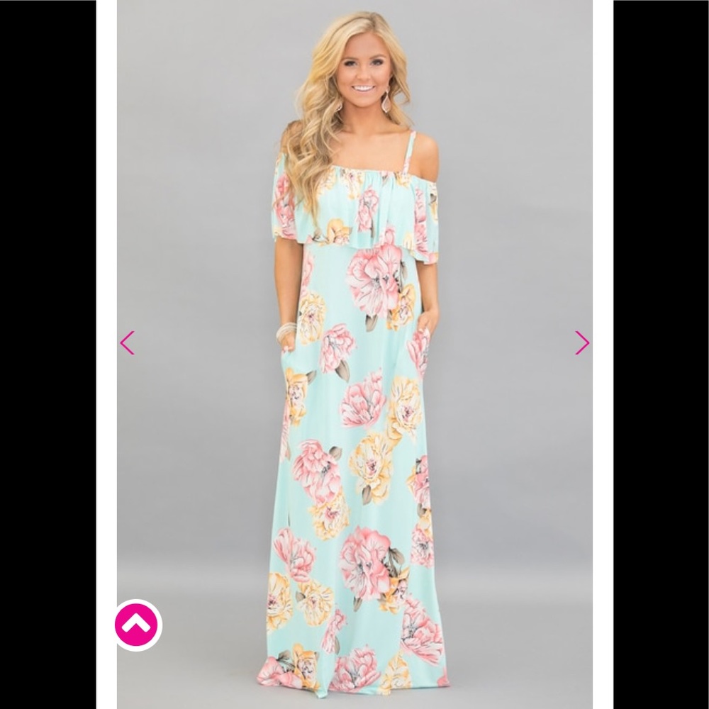 Floral Maxi Dress - Picture 4 of 7
